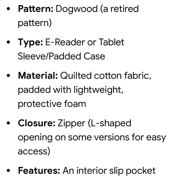 eReader case Vera Bradley Quilted Floral Cover in Yellow and Black - Picture 15 of 15